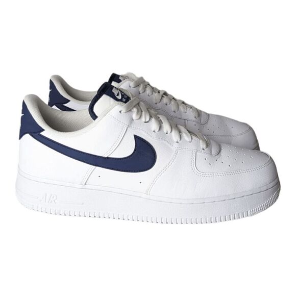 NIKE Air Force 1 Low 'Midnight Navy' Sneakers Size 13 - Picture 3 of 9